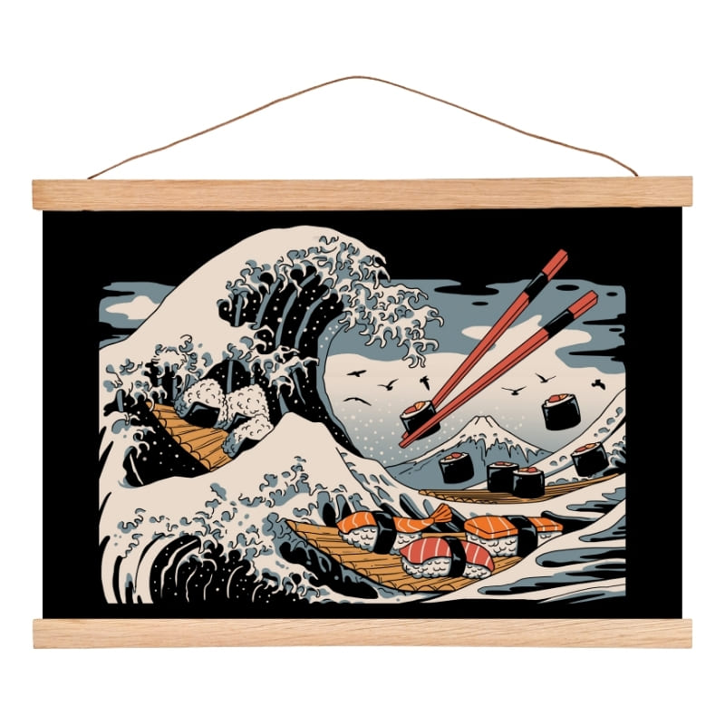 Japanese Poster - Sushi Kanagawa A3