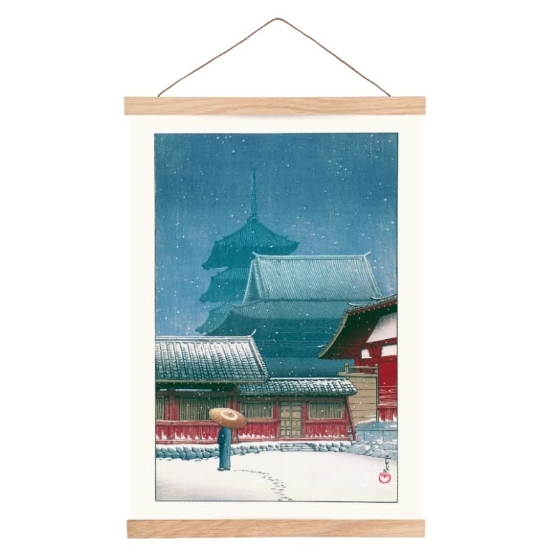 Japanese Poster - Tennoji Temple A3
