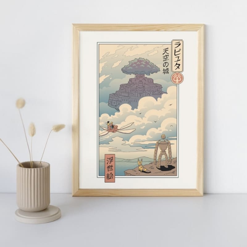 Japanese Poster - Ukiyo-e Laputa A3
