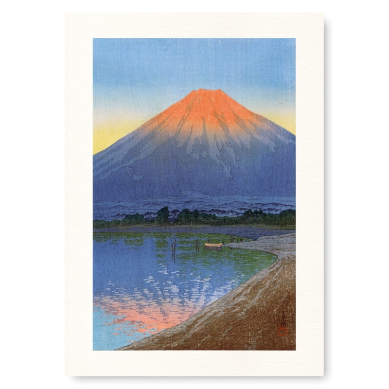 Japanese Poster - Yamanaka Lake A3