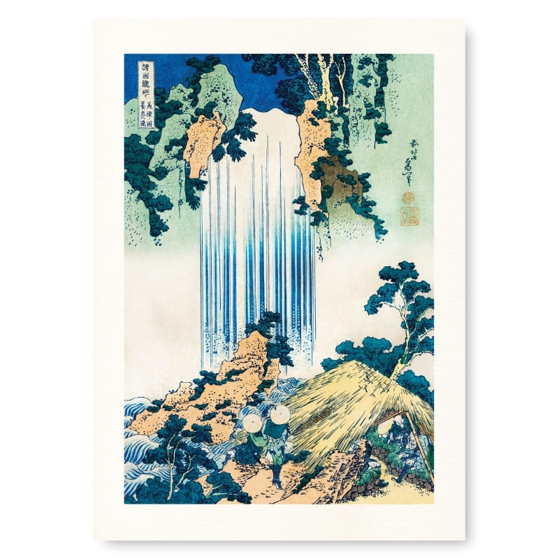 Japanese Poster - Yoro Waterfall A3