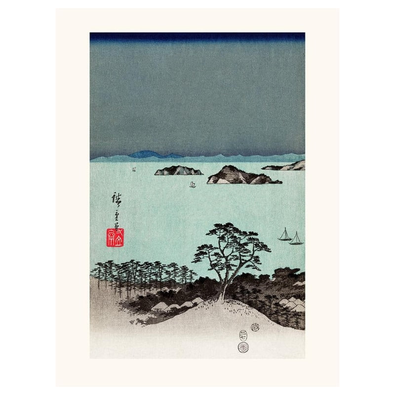 Japanese Print Hiroshige Kanazawa N°1 A3