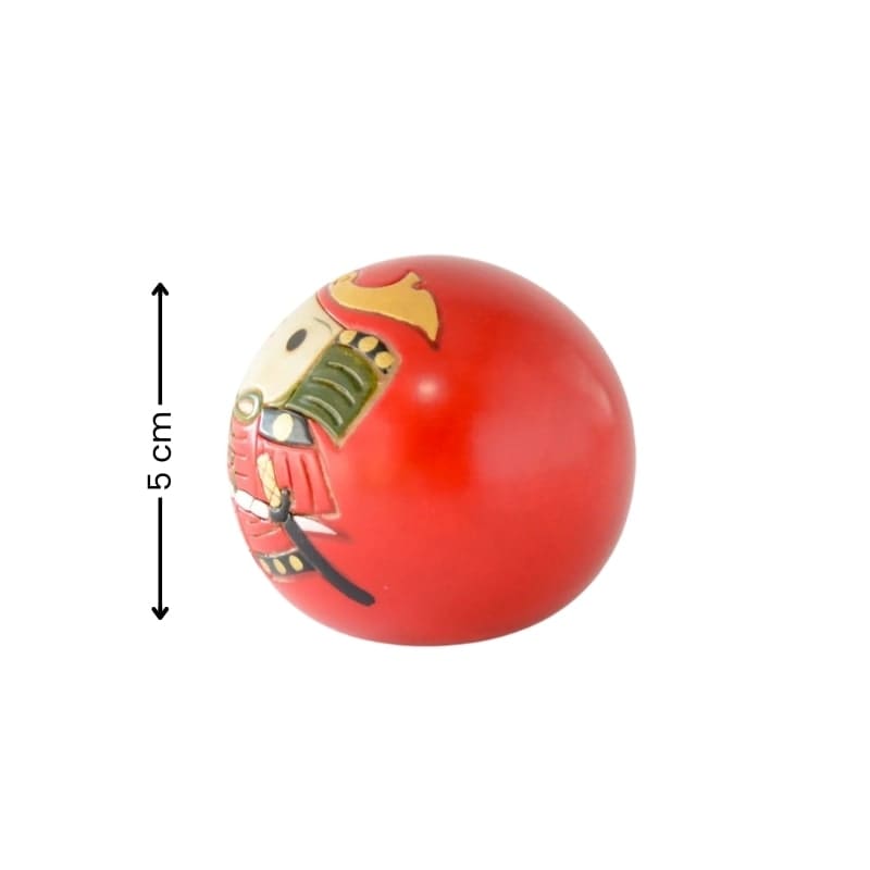 Japanese Round Kokeshi Doll - Musha
