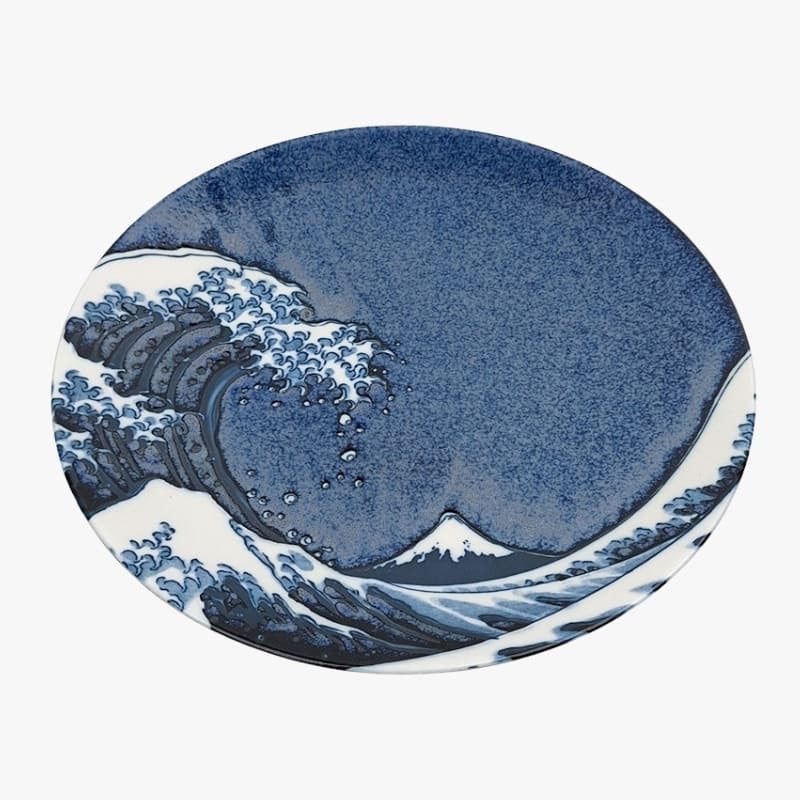 Japanese Round Plate – Kanagawa