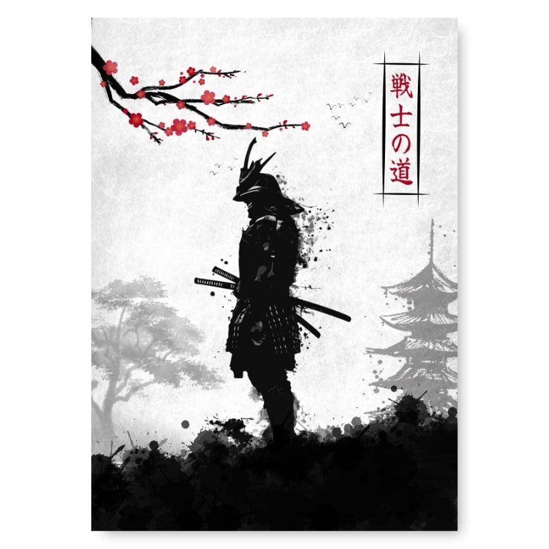Japanese Samurai Poster A3