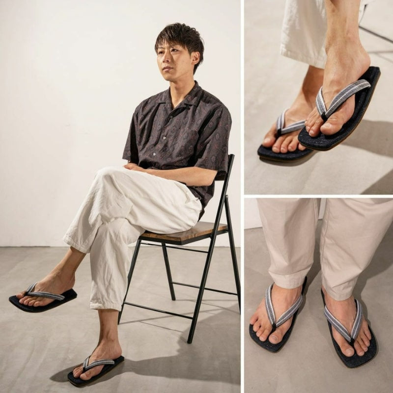 Japanese Sandals Zori - Okayama Denim