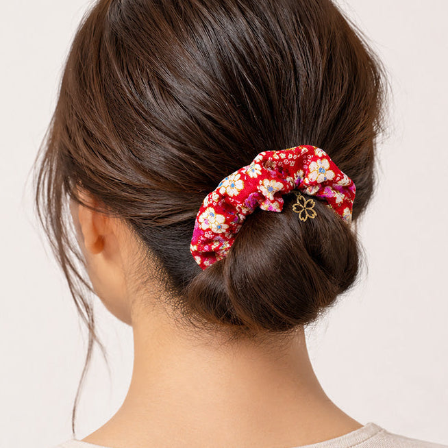 Japanese Scrunchie - Floral