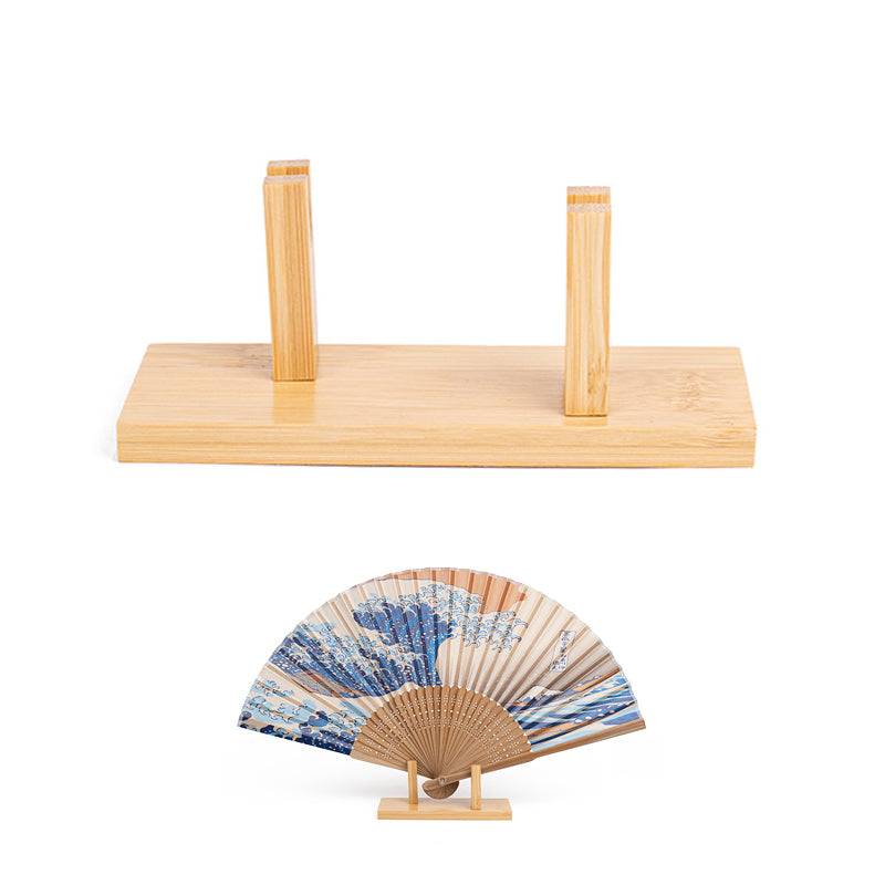Japanese Sensu Fan Display Stand - Bamboo