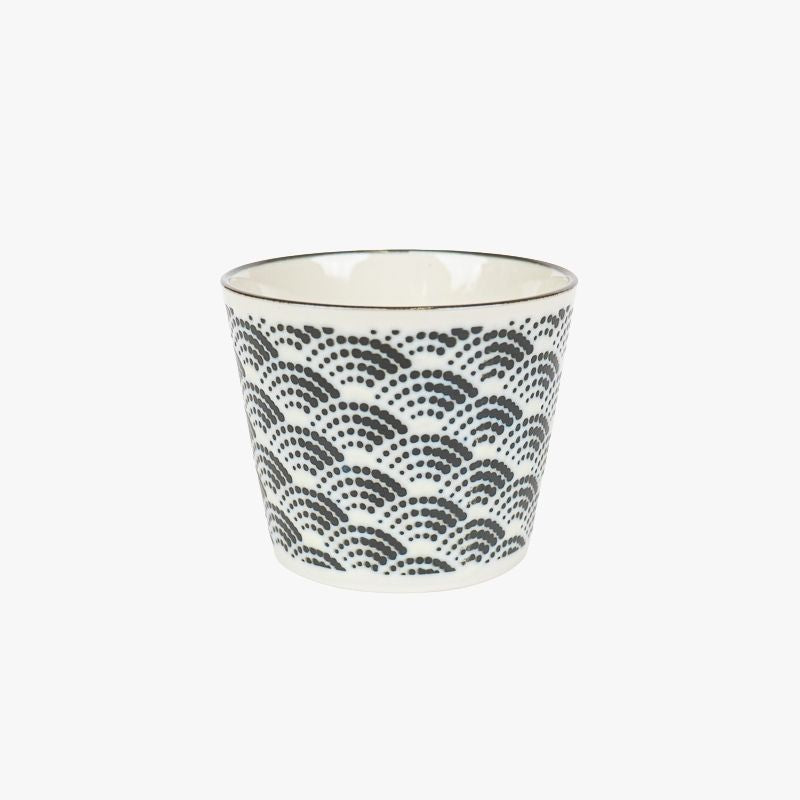 Japanese Soba Cup – Seikaiha Pattern