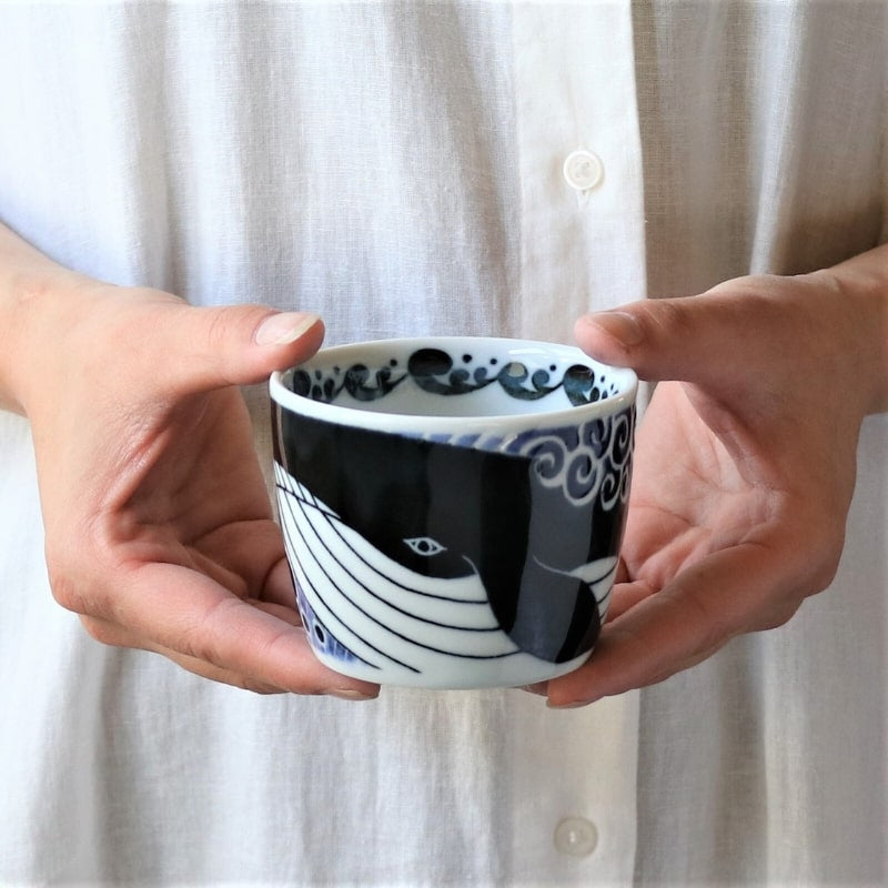Japanese Soba Cup - Whale