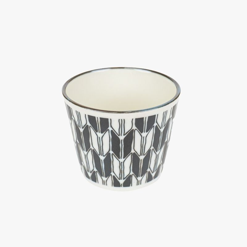 Japanese Soba Cup – Yagasuri Pattern