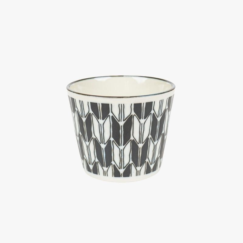 Japanese Soba Cup – Yagasuri Pattern