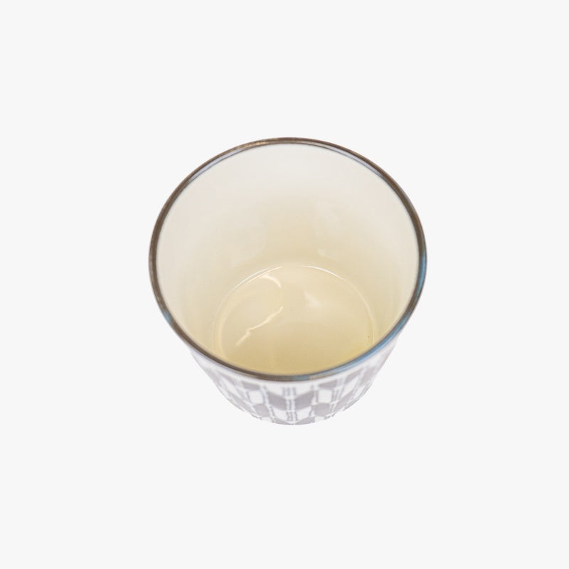 Japanese Soba Cup – Yagasuri Pattern