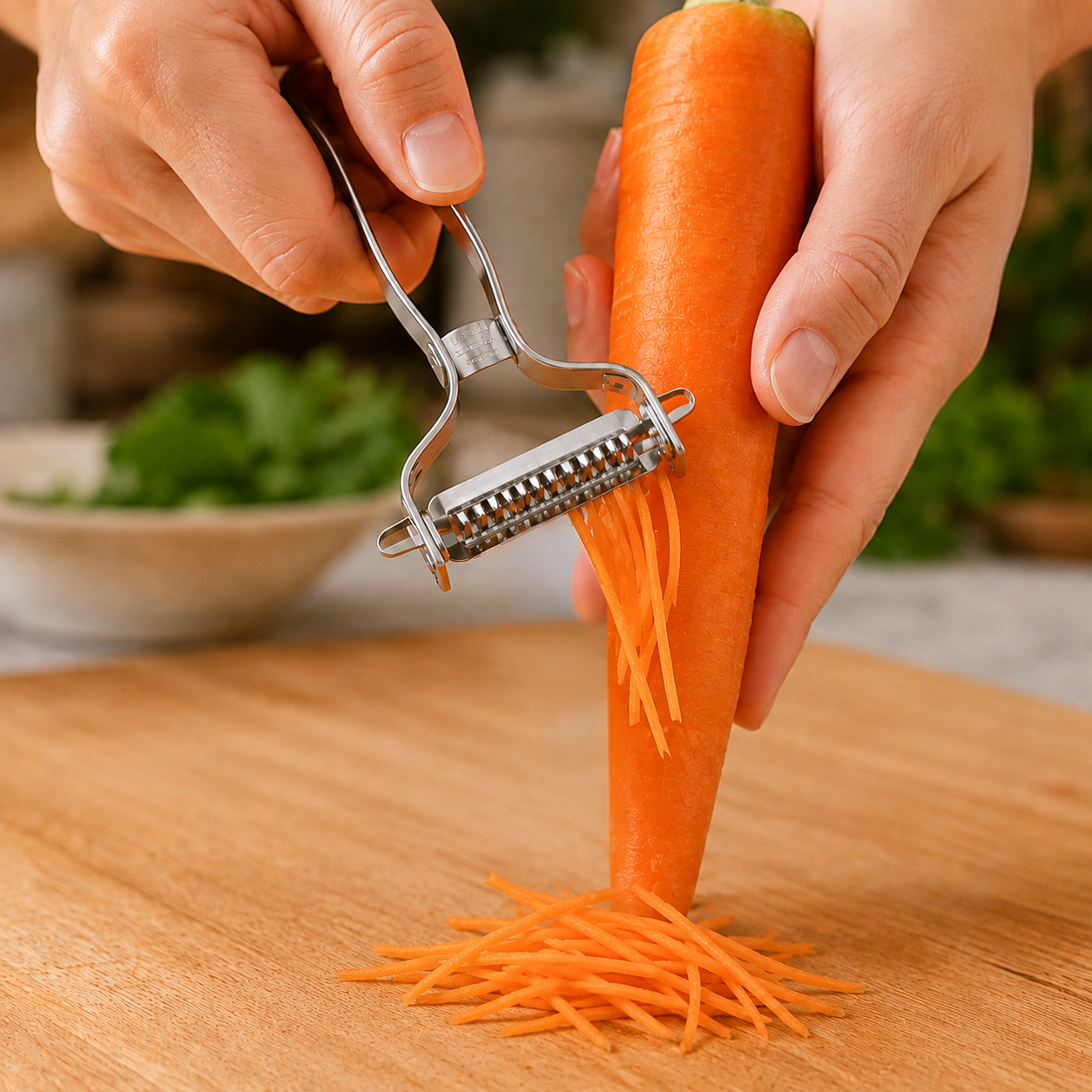 Japanese Stainless Steel Julienne Peeler 2.5 mm