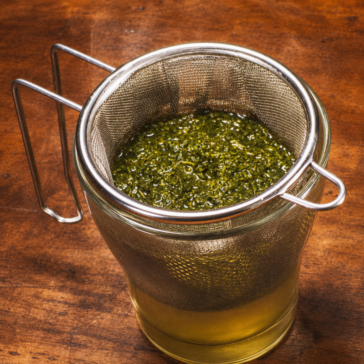 Japanese Stainless Steel Tea Strainer with Stand