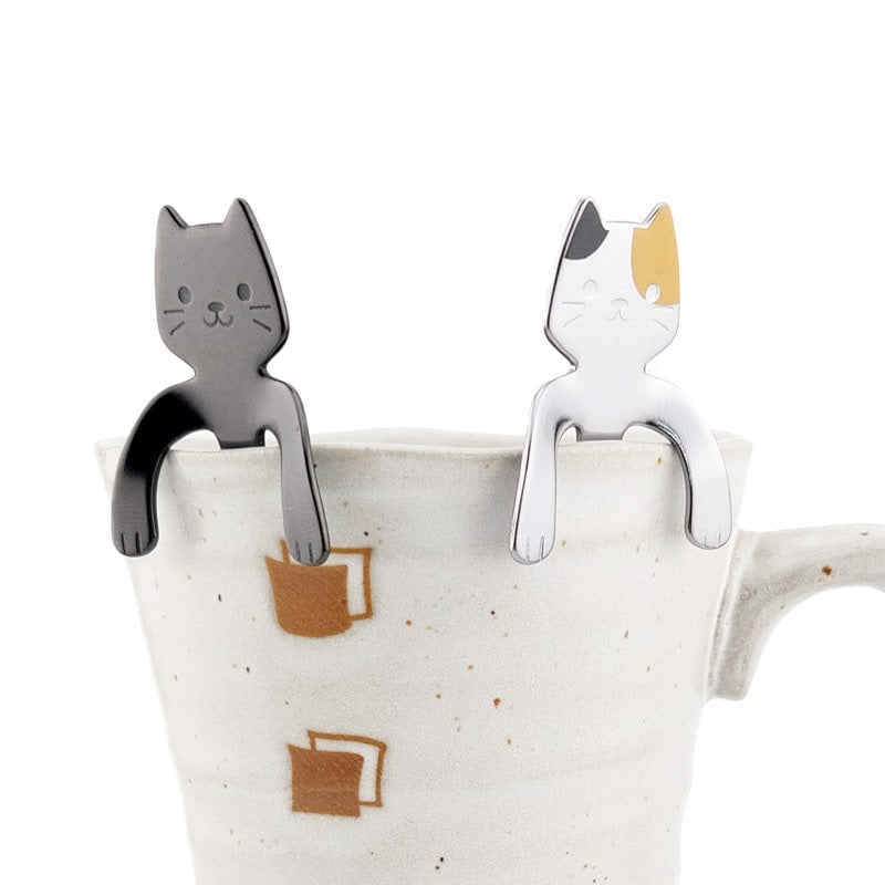 Japanese Tea Spoon - Neko Cat