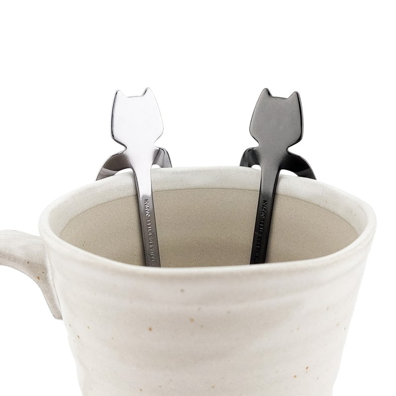 Japanese Tea Spoon - Neko Cat
