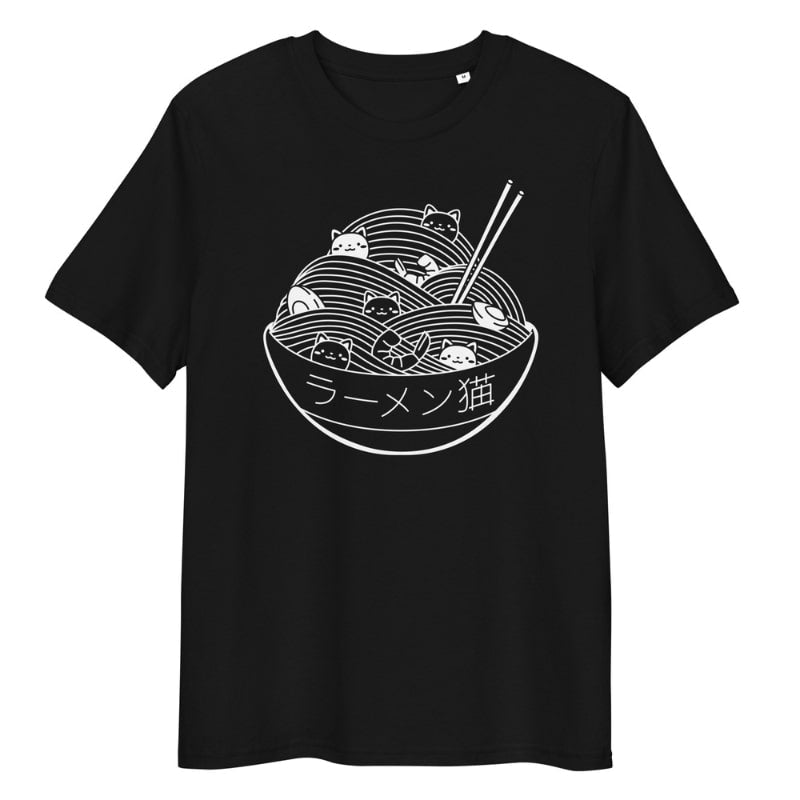 Japanese Tee Shirt - Bowl of Kittens S