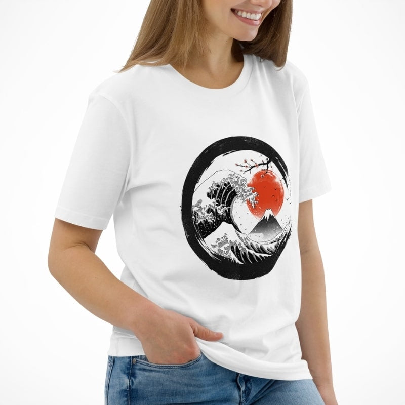 Japanese Tee Shirt - Enso Kanagawa