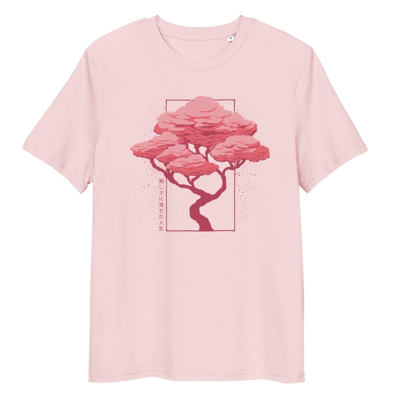 Japanese Tee Shirt - Hanami S / Pink