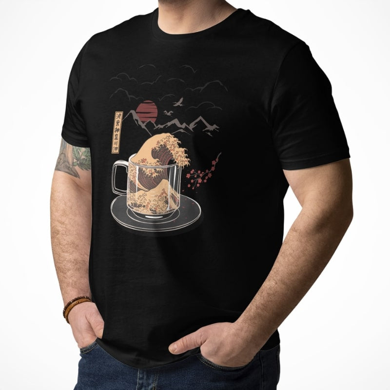 Japanese Tee Shirt - Kanagawa Coffee