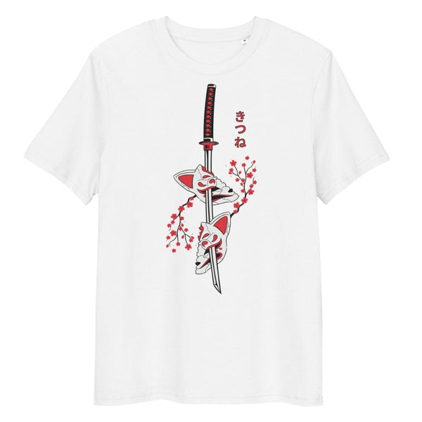 Japanese Tee Shirt - Kitsune Sakura | Japan Avenue