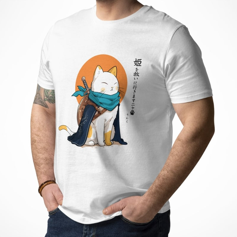 Japanese Tee Shirt - Legendary Cat | Japan Avenue