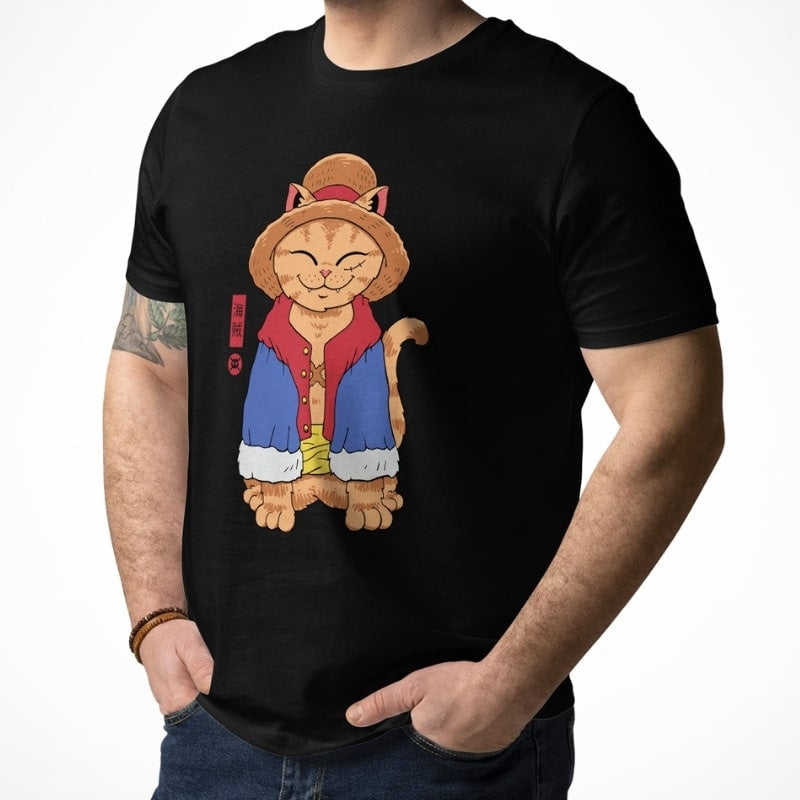 Japanese Tee Shirt - Neko Sailor
