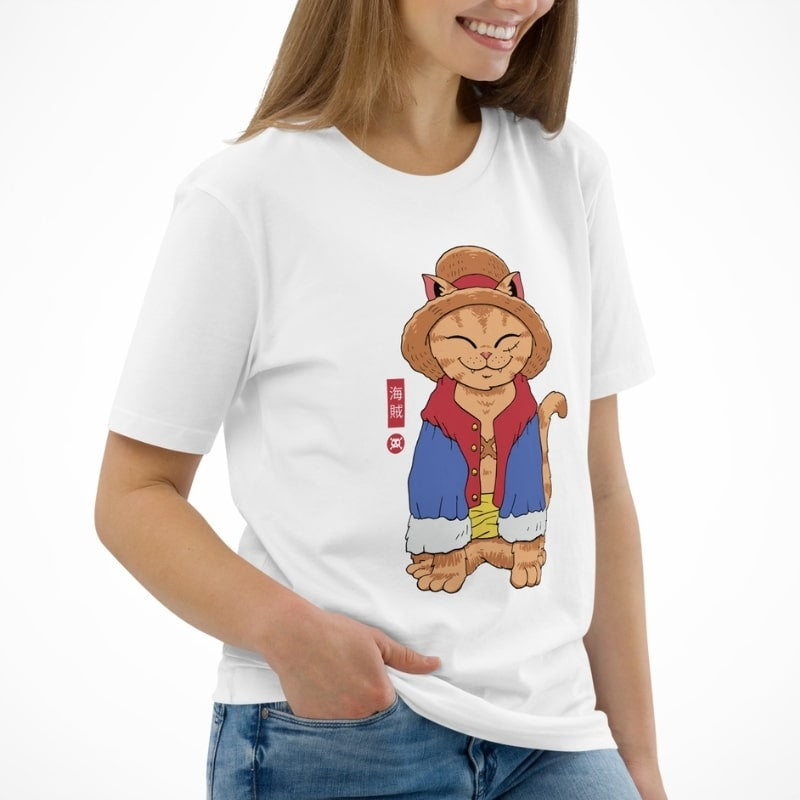 Japanese Tee Shirt - Neko Sailor