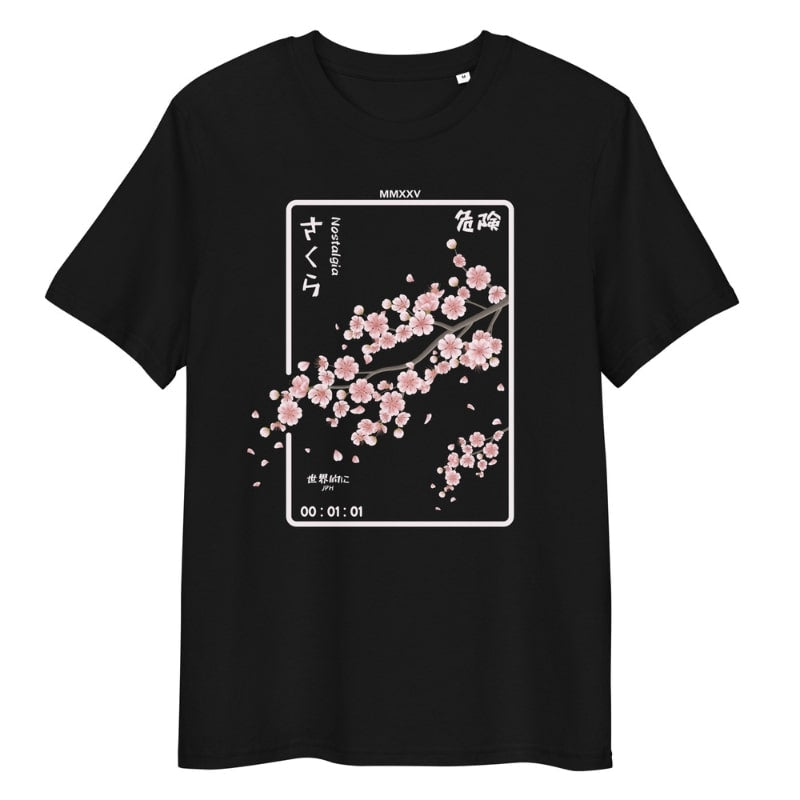 Japanese Tee Shirt - Nostalgia S / Black