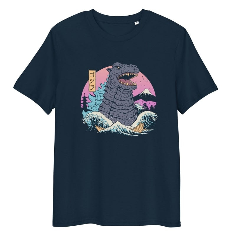 Japanese Tee Shirt - Retro Kaiju S
