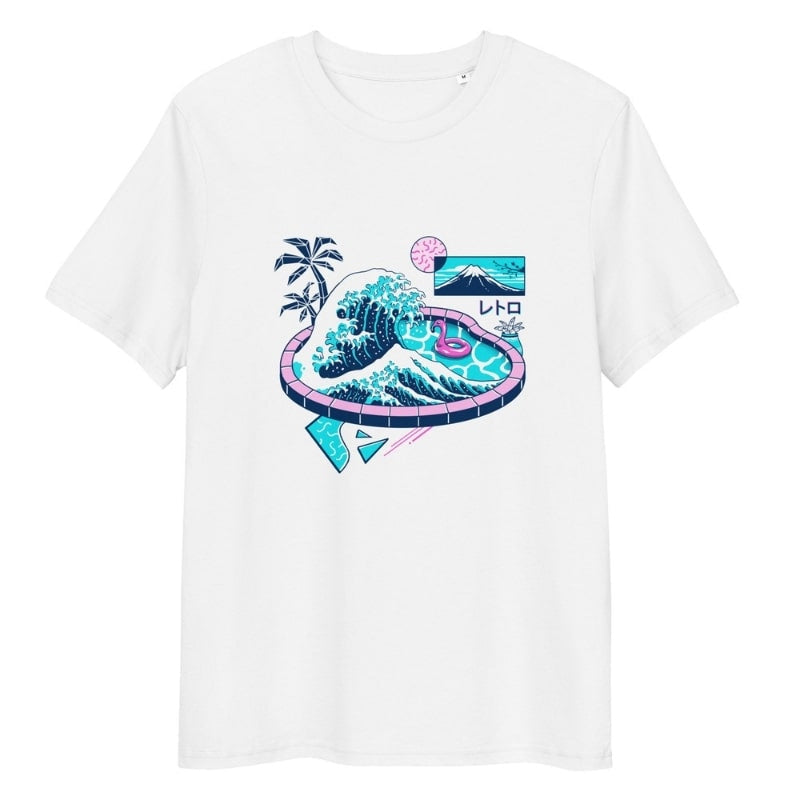 Japanese Tee Shirt - The Great Pool off Kanagawa S
