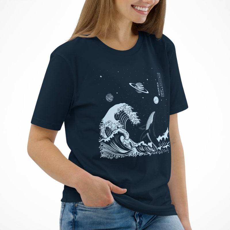 Japanese Tee Shirt - The Great Universe