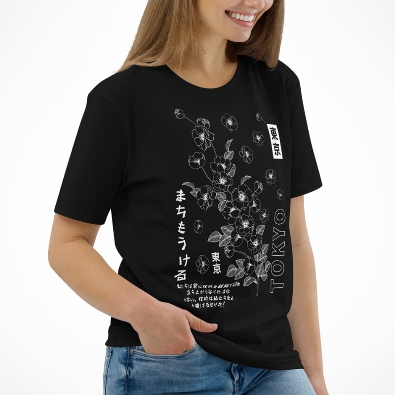 Japanese Tee Shirt - Tokyo Blossom