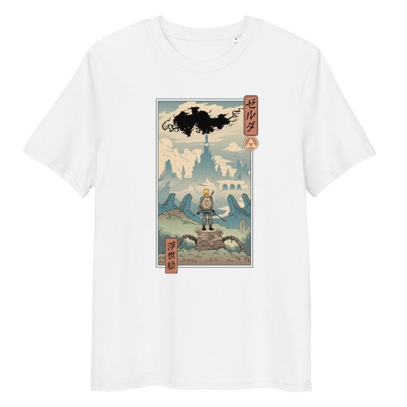 Japanese Tee Shirt - Ukiyo-e Legend S / White