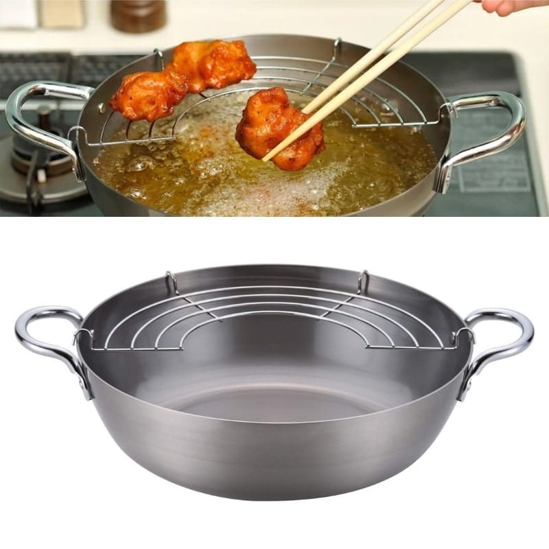 Japanese Tempura Frying Pan - 9.4