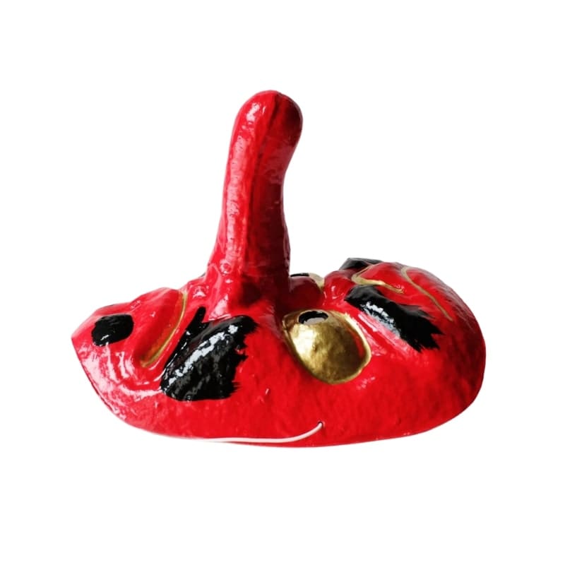 Japanese Tengu Mask - Paper Mâché