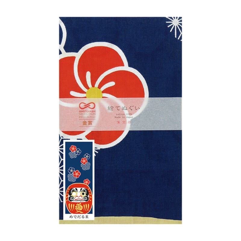 Japanese Tenugui – Ume Daruma