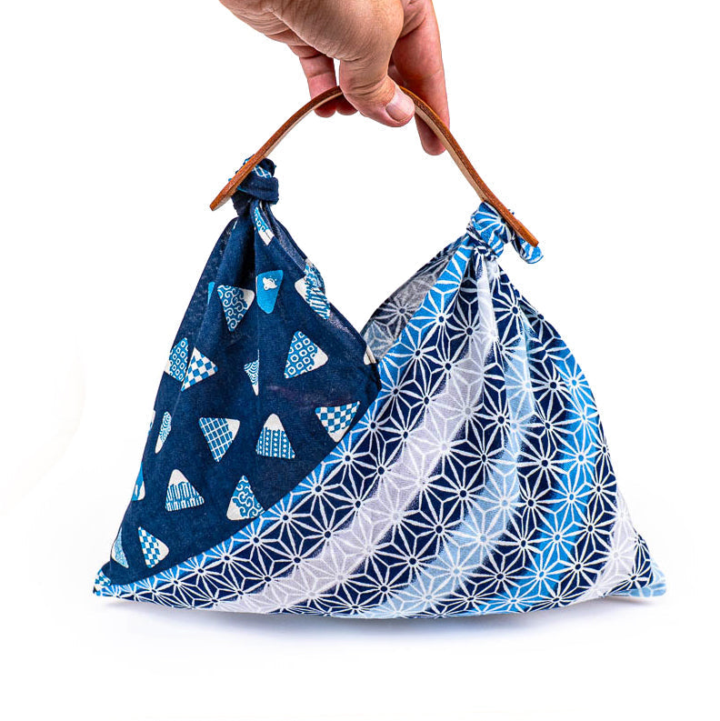 Japanese Tie Bag Azuma Bukuro Indigo