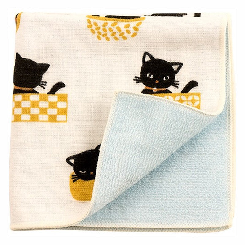 Japanese Towel - Black Cat