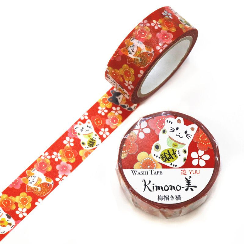 Japanese Washi Tape - Maneki Neko