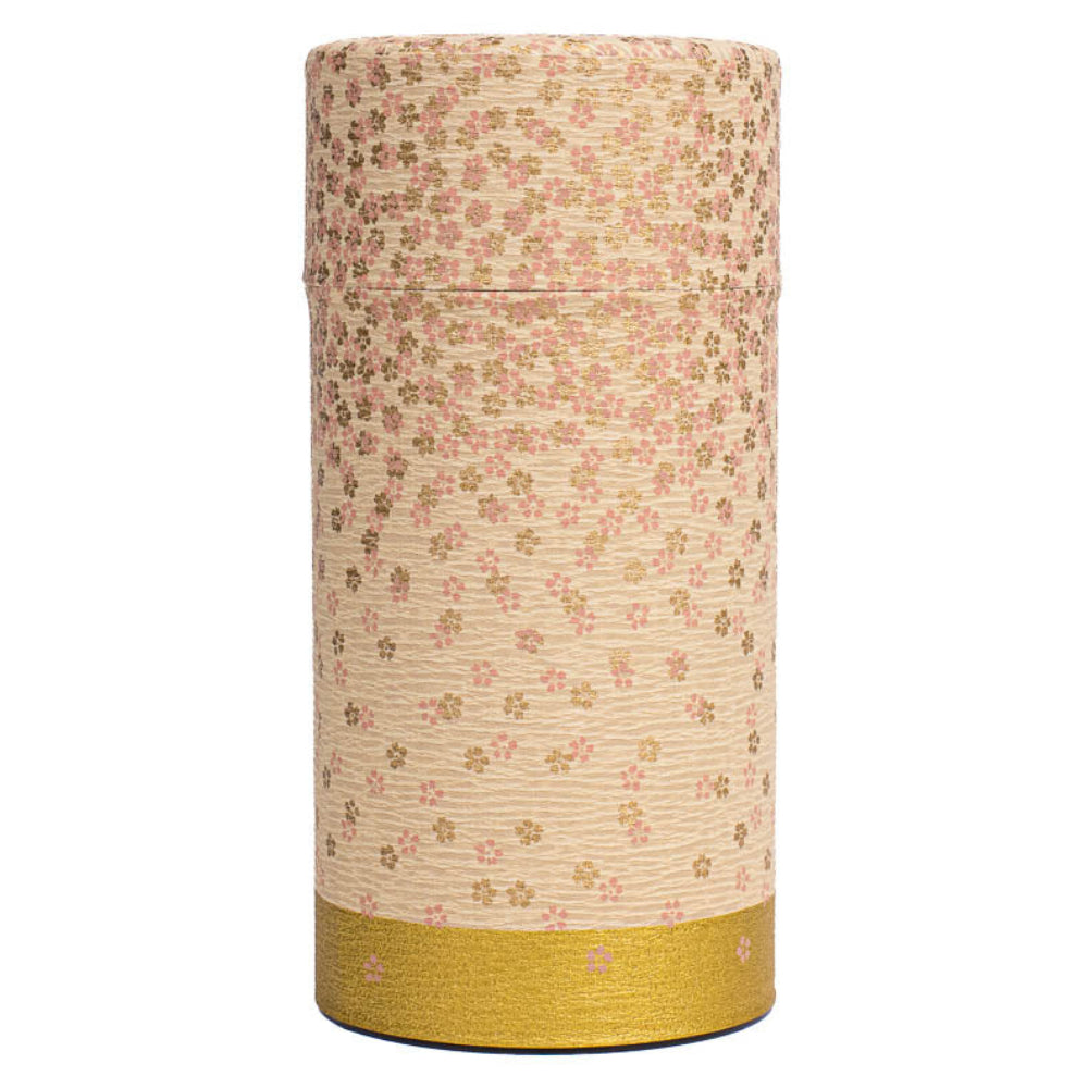 Japanese Washi Tea Caddy - Hanazono Pink