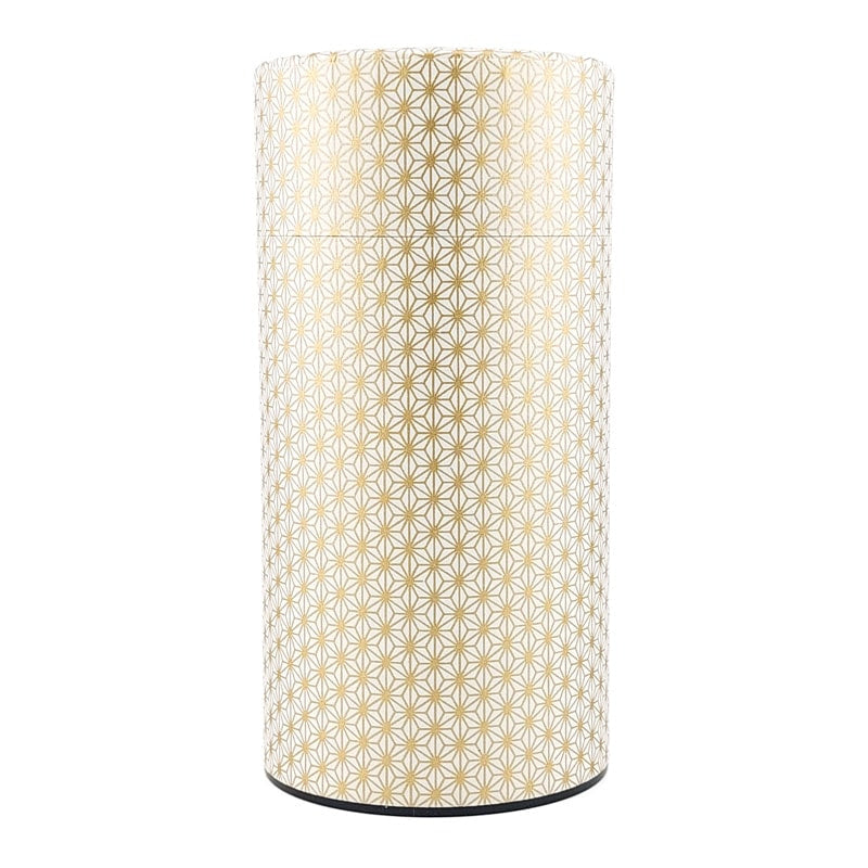 Japanese Washi Tea Canister - Asanoha