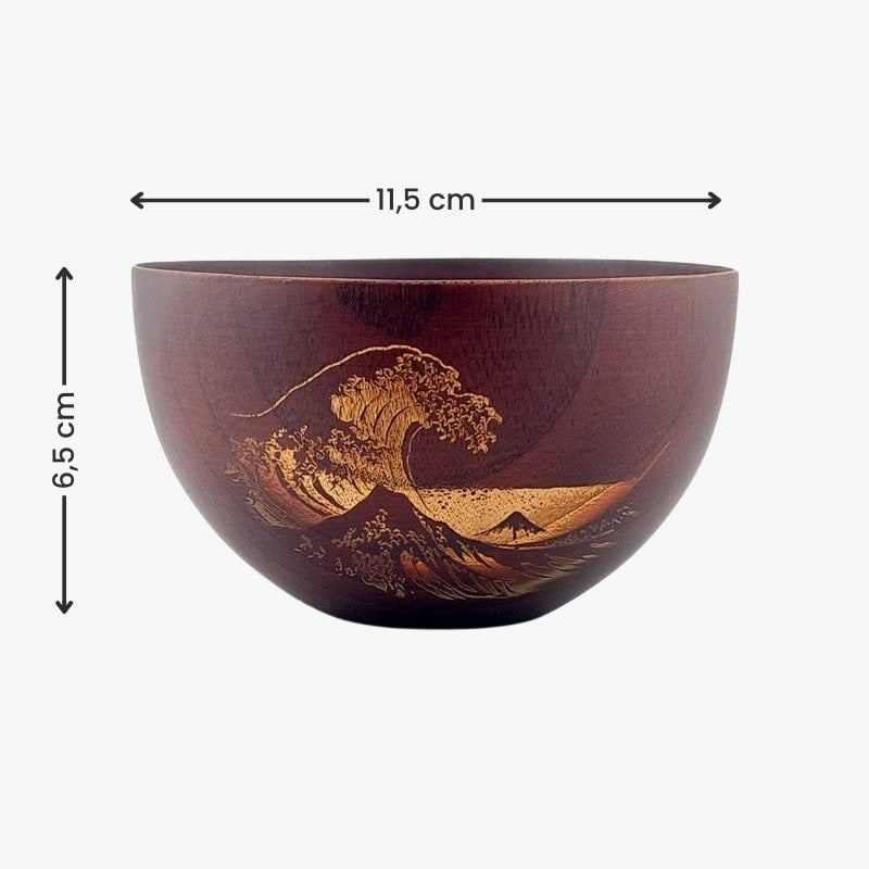 Japanese Wooden Bowl - Kanagawa