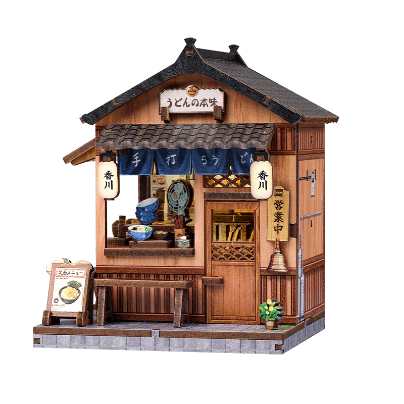 Japanese Wooden Mini House Kagawa Udon House