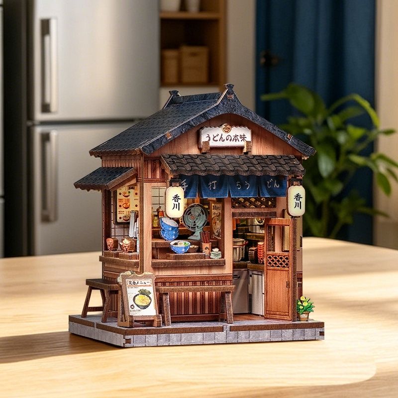 Japanese Wooden Mini House Kagawa Udon House