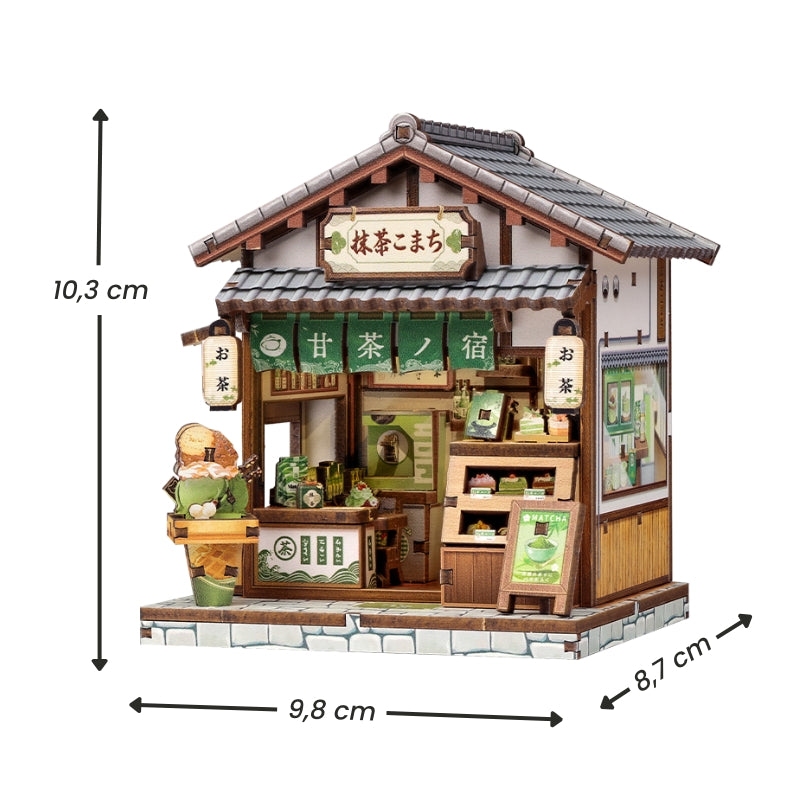 Japanese Wooden Mini House Kit Kyoto Matcha Cottage