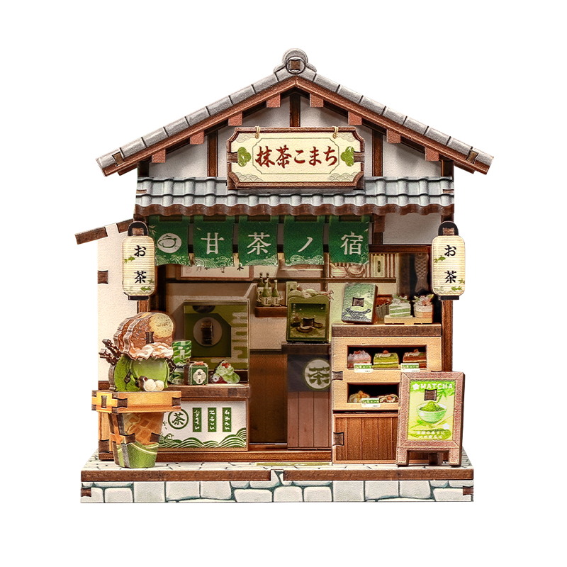 Japanese Wooden Mini House Kyoto Matcha Cottage