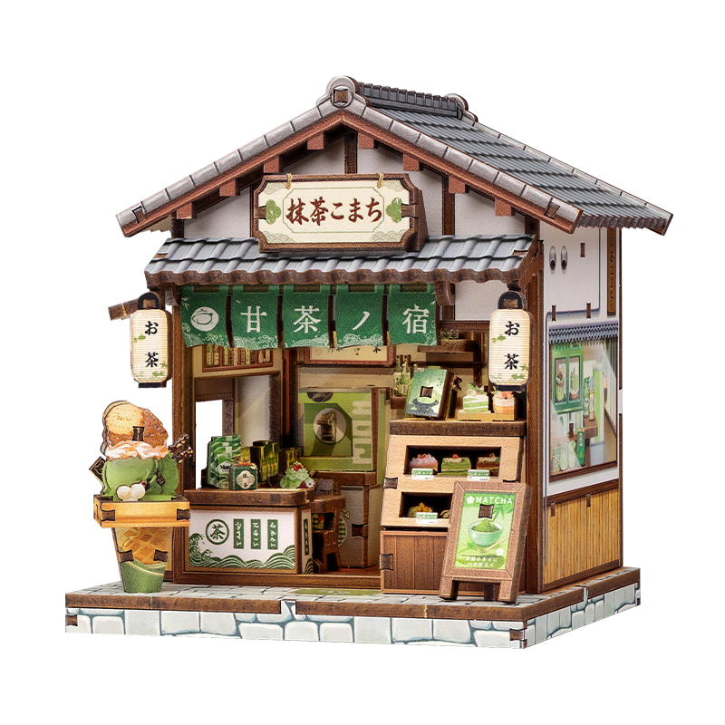 Japanese Wooden Mini House Kyoto Matcha Cottage