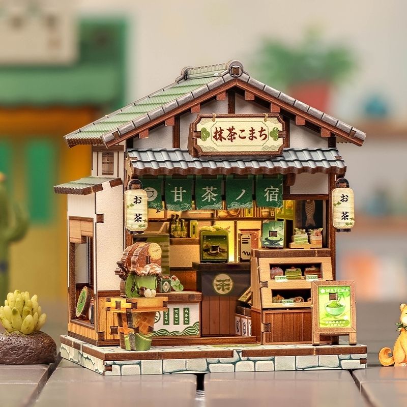 Japanese Wooden Mini House Kyoto Matcha Cottage